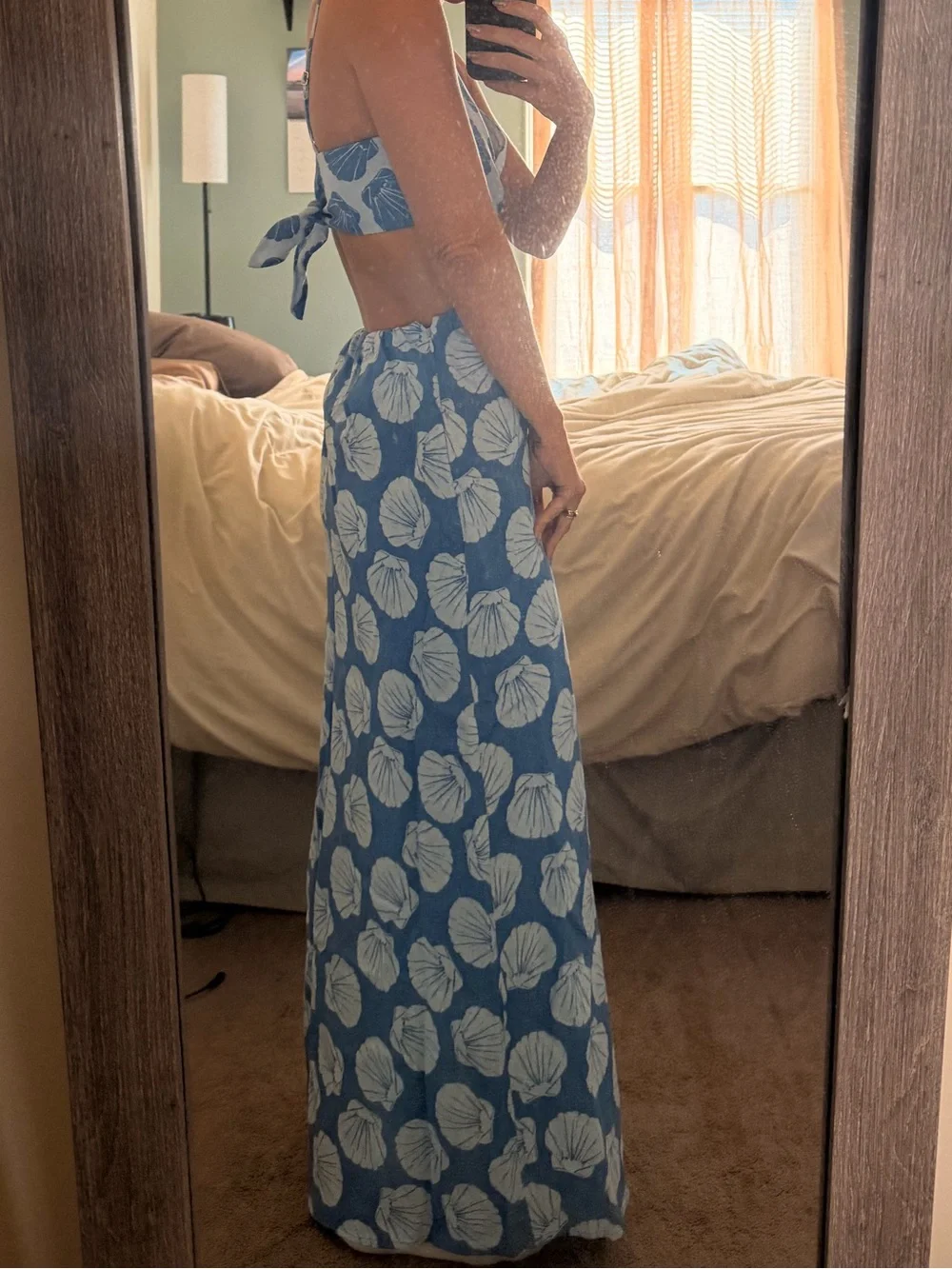 The A&F Julia Slip Cutout Maxi Dress